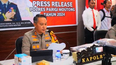 Kapolres Parigi Moutong Tahan Oknum Polisi di Duga Terlibat Peredaran Narkoba
