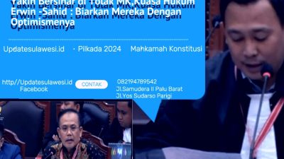 Yakin Bersinar di Tolak MK,Kuasa Hukum Erwin -Sahid : Biarkan Mereka Dengan Optimismenya