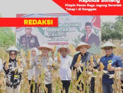 Kapolda Sulteng Pimpin Panen Raya Jagung Serentak Tahap I di Donggala
