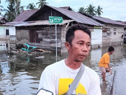 Banjir Rob Kembali Terjang Sausu Peore, Warga Minta  Dibuatkan Tanggul Permanen