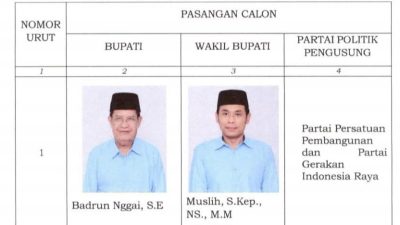 Gerindra Alihkan Dukungan di PSU Pilkada Parigi Moutong, Pendukung Badrun – Muslih Kecewa