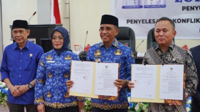 Pemprov Sulteng dan KemenHAM RI Teken MoU Penyelesaian Konflik Agraria Berbasis HAM