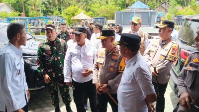 Tinjau Pelaksanaan PSU Pilkada,Pj. Bupati Parigi Moutong Dampingi Gubernur Sulteng