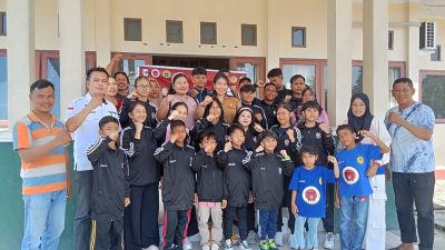 Camat Torue Melepas Kontingen Perguruan Dojo Tolai