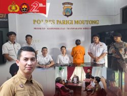 Mantan Kades Bambalemo di Amankan Pihak Polres Parimo,Dugaan Korupsi