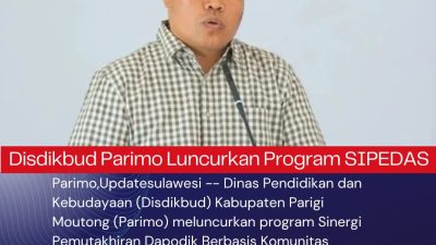 Disdikbud Parimo Luncurkan Program SIPEDAS