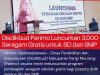 Disdikbud Parimo Luncurkan 3.000 Seragam Gratis untuk SD dan SMP