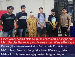 Front Amar Ma’ruf Nahi Munkar Apresiasi Penangkapan MYL, Bandar Narkoba yang Meresahkan Warga Bantaya