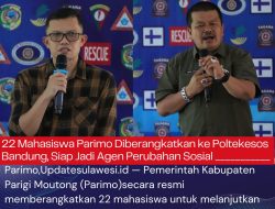22 Mahasiswa Parimo Diberangkatkan ke Poltekesos Bandung, Siap Jadi Agen Perubahan Sosial
