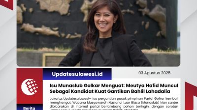 Isu Munaslub Golkar Menguat: Meutya Hafid Muncul Sebagai Kandidat Kuat Gantikan Bahlil Lahadalia
