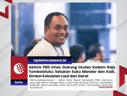 Aktivis PRD Irhan Dukung Usulan Kodam Raja Tombolotutu: Satukan Suku Mandar dan Kaili, Simbol Kekuatan Laut dan Darat