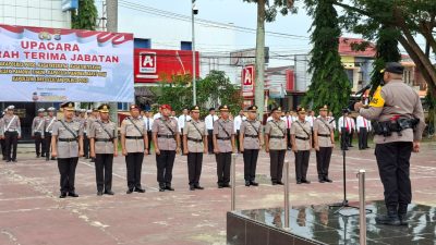 Polres Poso Gelar Sertijab Sejumlah Pejabat Utama dan Kapolsek