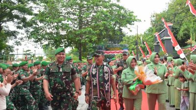 Pangdam XIII/Merdeka Kunjungi Kodim 1308/Luwuk Banggai