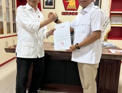 DPD Gerindra Sulteng Serahkan SK Plt Ketua DPC, Faisan Badja Resmi Pimpin Gerindra Parimo