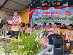 Abdul Sahid Buka Perkemahan Penggalang Kwaran Parigi