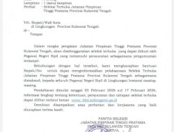 Empat Pejabat Pemda Parigi Moutong Dikabarkan Bertarung di “Shelter” Pemprov Sulteng, Pemberkasan Berakhir 17 Februari 2026