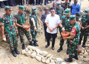 Bupati Parigi Moutong dan Pangdam XXIII/Palakawira Groundbreaking Jembatan Garuda, Akses Desa Nambaru Segera Terbuka