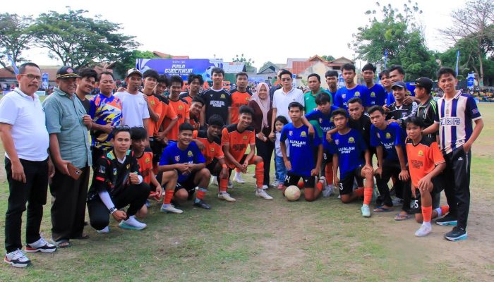 Bupati Parigi Moutong Hadiri Semifinal Piala Gubernur Sulteng, Dorong Pembinaan Sepak Bola Daerah