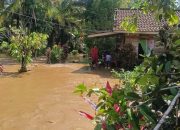 Banjir Terjang Desa Bukit Makmur, 28 KK Terdampak dan Jembatan Penghubung Putus