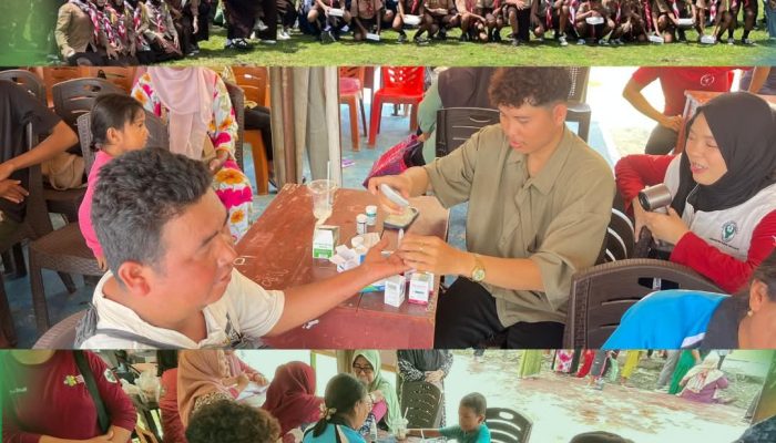 Dukung TMMD Ke-128, Dinkes Parigi Moutong Hadirkan Layanan Kesehatan Gratis untuk Warga