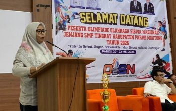 O2SN SMP 2026 Jadi Wadah Lahirkan Talenta Olahraga Pelajar Parigi Moutong
