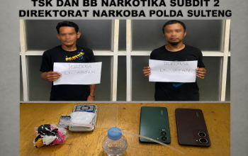 Dari Kayumalue Menuju Tinombo, Perjalanan Dua Pria Berujung di Tangan Polisi