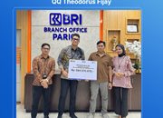 BRI Parigi dan BRI Insurance Bayarkan Klaim Asuransi Alat Berat Rp584 Juta kepada Nasabah