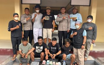 Penindakan Dugaan Narkoba di Kayuboko, Empat Orang Diamankan Bersama Sejumlah Barang Bukti